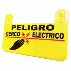 GENERICO - Pack de 100 unidades Letrero de Advertencia por Alto Voltaje