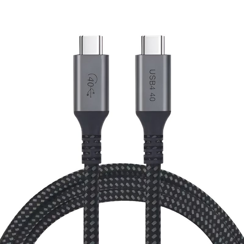 TECMASTER - Cable De Datos Type-C 8K Premium 240W48V40Gbps 1,2M 200548 - Negro