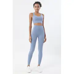 TIOZONEY - Sujetador deportivo con tiras para mujer