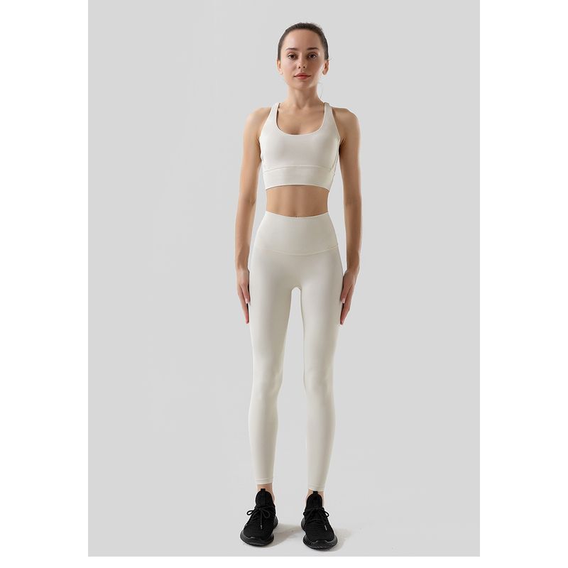 TIOZONEY - Sujetador deportivo con tiras para mujer