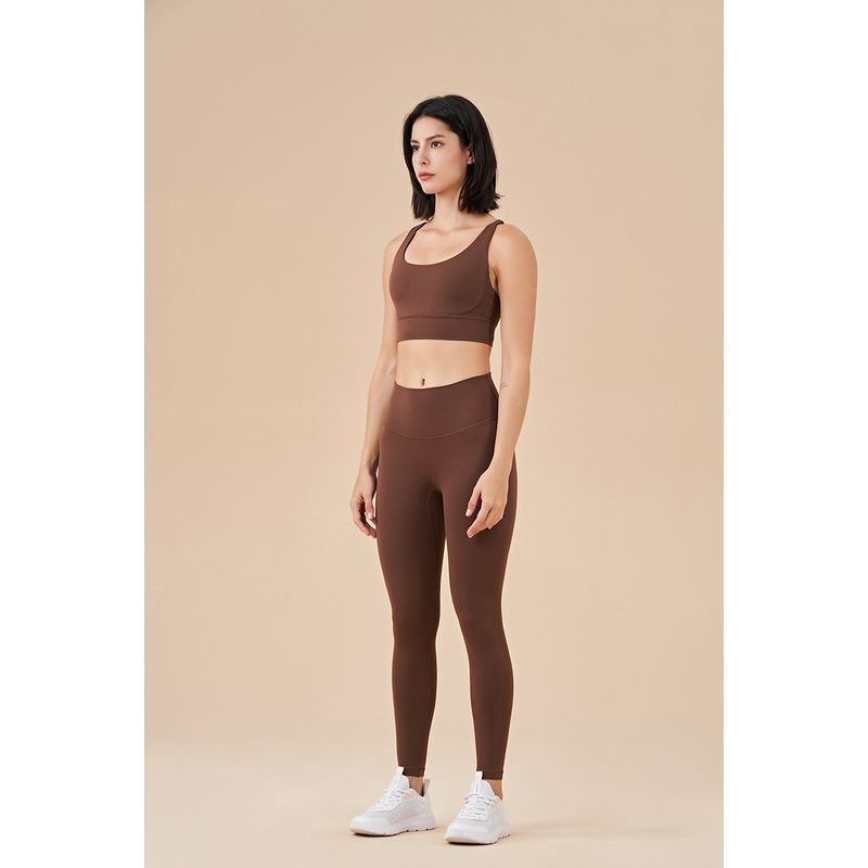 TIOZONEY - Sujetador deportivo con tiras para mujer