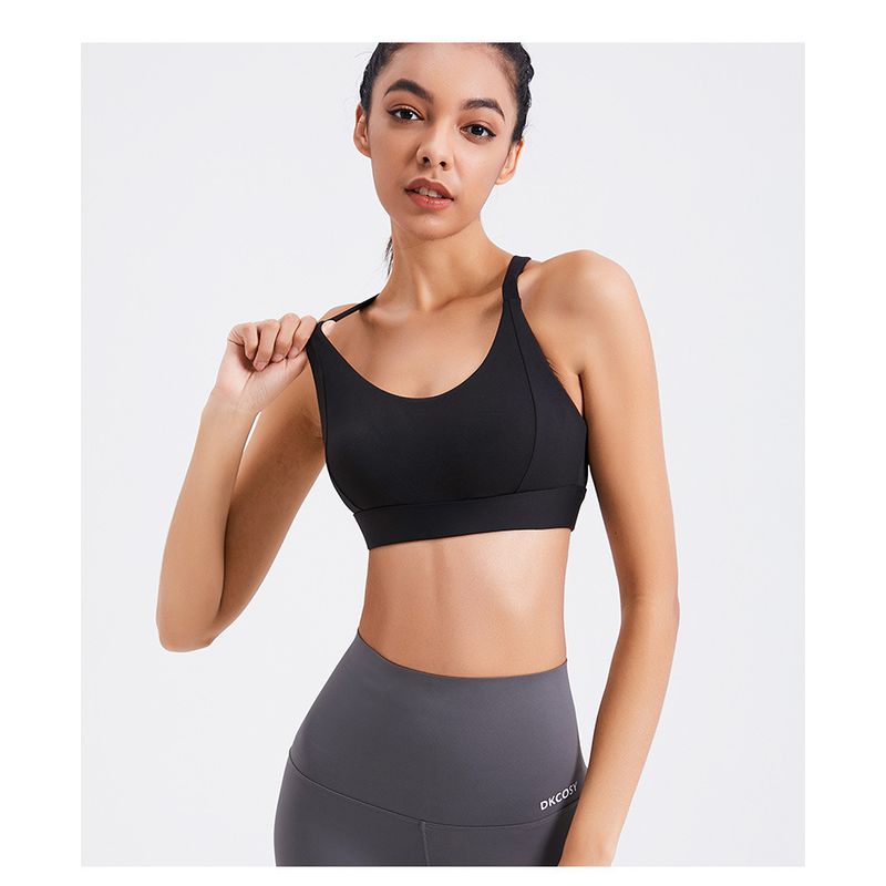 TIOZONEY - Sujetador deportivo de alto impacto para mujer