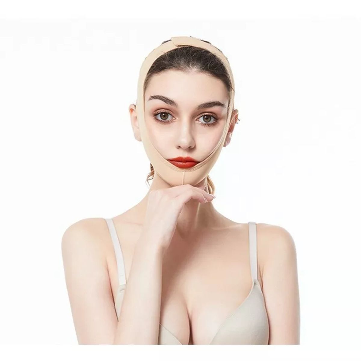 TIOZONEY - Mentonera Faja Oferta Reduce Arruga Papada Cachete Mejilla