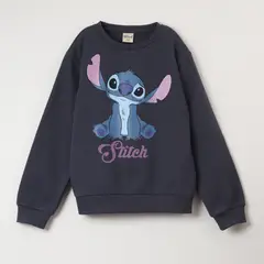 DISNEY - Polerón Stitch Colección Estampado Integral - Niños 8-14 Años