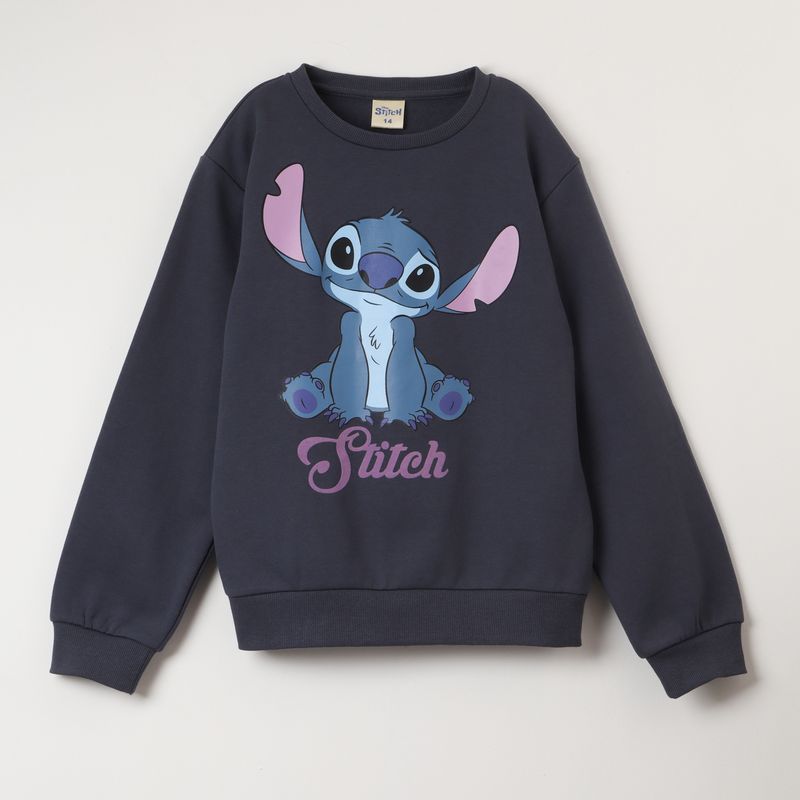 DISNEY - Polerón Stitch Colección Disney Estampado Integral - Niños 8-14 Años