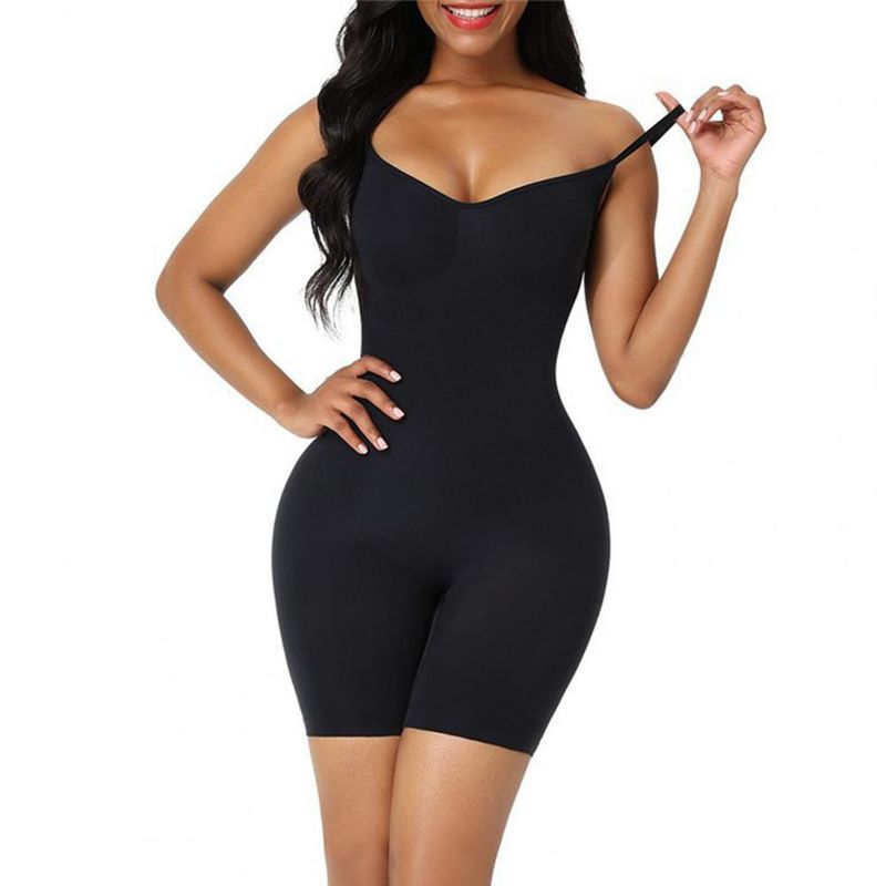 TIOZONEY - Faja Moldeadora Body Push Up - Negro