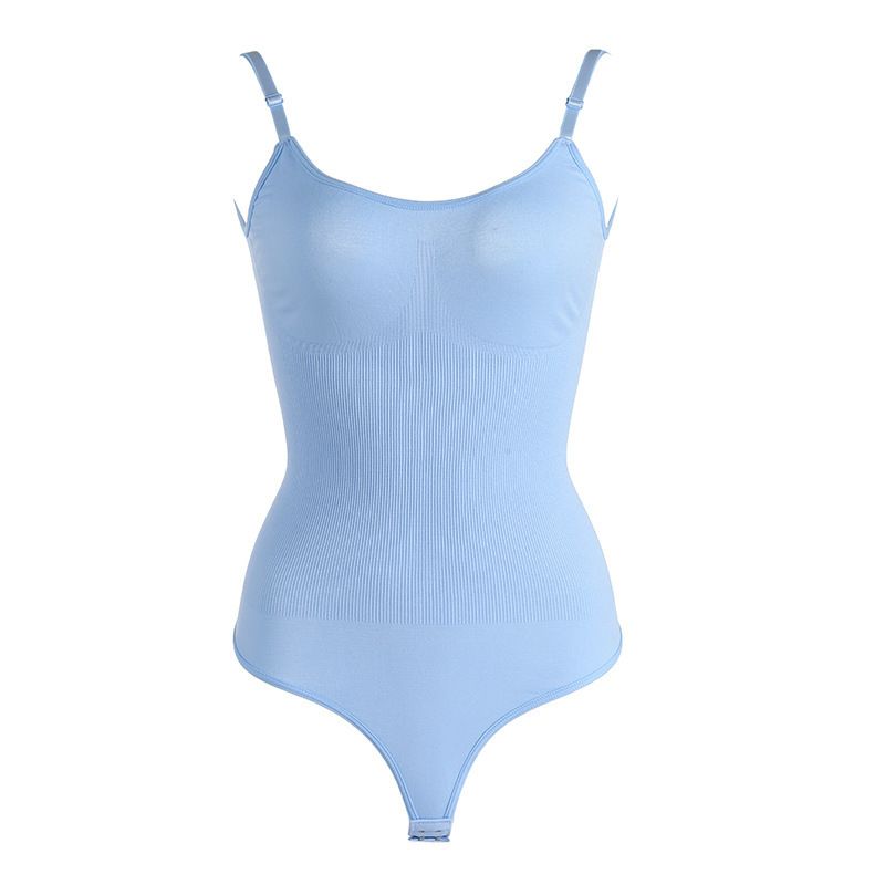 TIOZONEY - Faja Moldeadora Body Push Up - Celeste