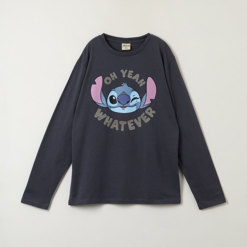 DISNEY - Polera Manga Larga Stitch Colección Disney - Niños 5-13 Años