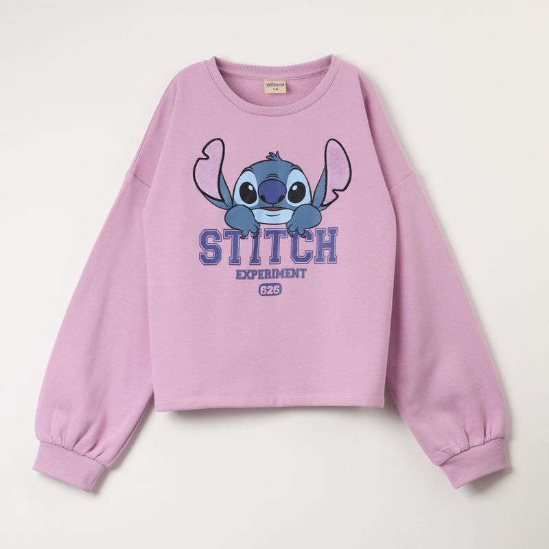 DISNEY - Polerón Corto Stitch Experiment 626 - Niñas 7-14 Años