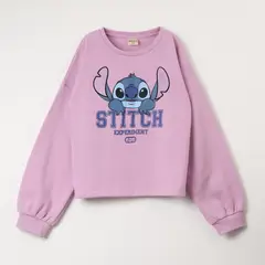 DISNEY - Poleron Cerrado Niña Lilo & Stitch Experiment Morado