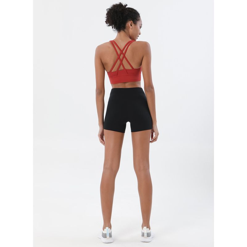 TIOZONEY - Sujetador deportivo con tiras para mujer