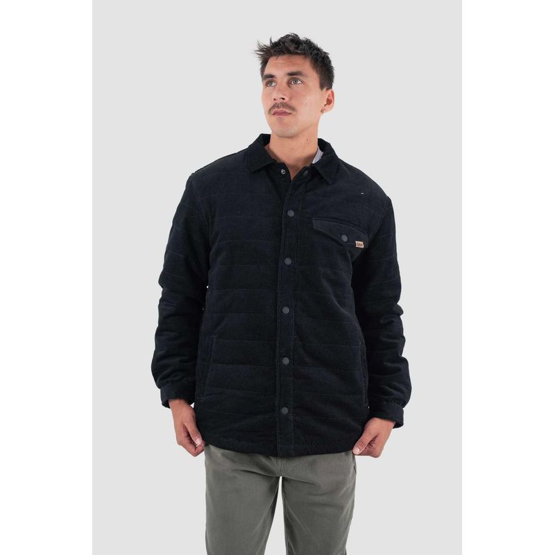KAYA UNITE - Chaqueta Hombre Insulada Yuka Corduroy Negra