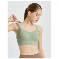 TIOZONEY - Sujetador deportivo de alto impacto para mujer