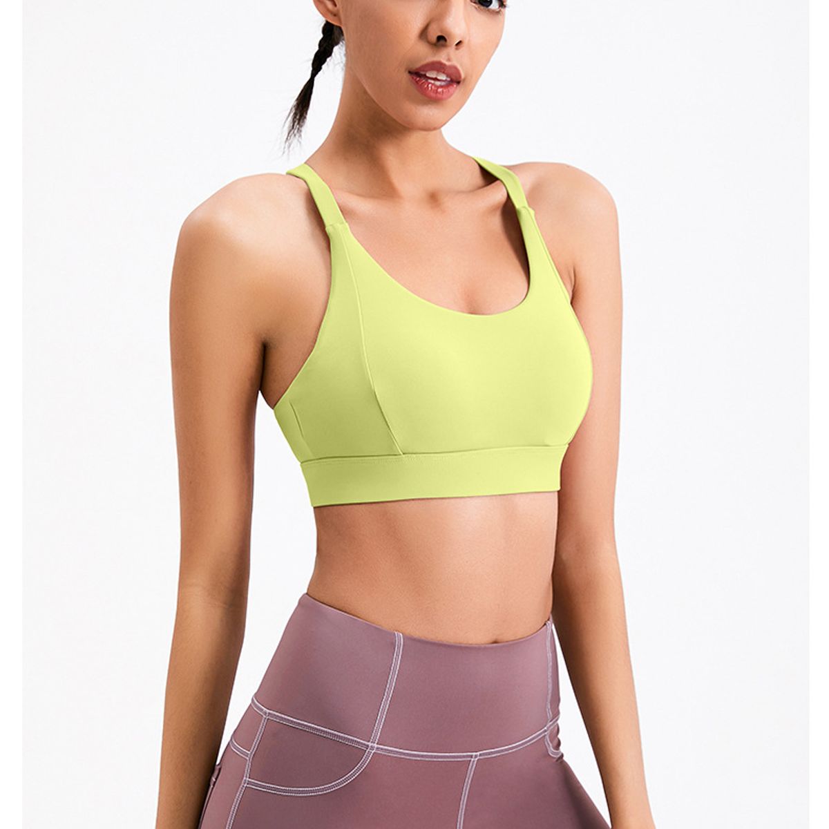 TIOZONEY - Sujetador deportivo de alto impacto para mujer