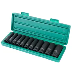 JONNESWAY - CAJA DE DADOS DE IMPACTO 12 11 PIEZAS CS03AD4111