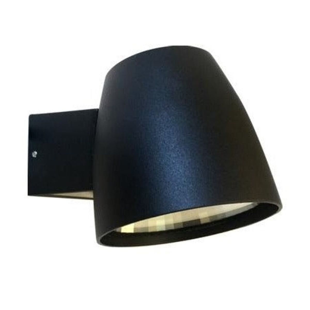 TEMPORA - Apliqué aluminio negro exterior LED