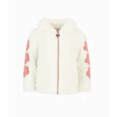 4KIDS - Chaqueta bebés flores blanco 4 Kids