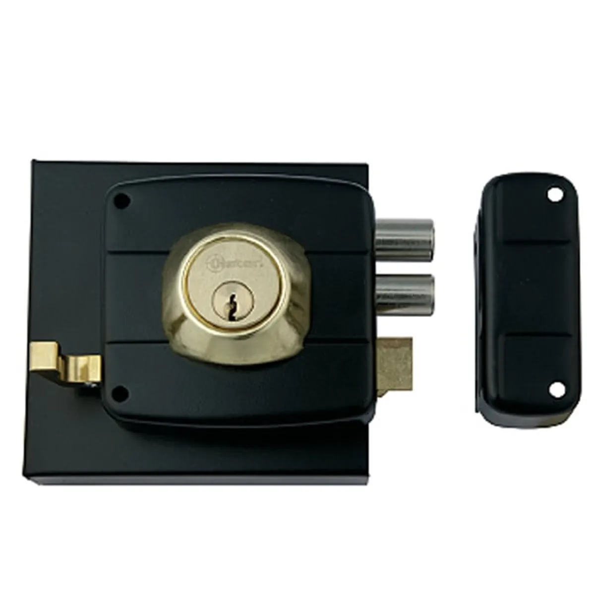 OISTER - Cerradura Sobreponer Oister 110c-BL  Negro