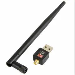 N NISHA ONLINE - Antena WiFi LAN Mini Usb 2.0 1200 Mbps Wireless Pc Notebook