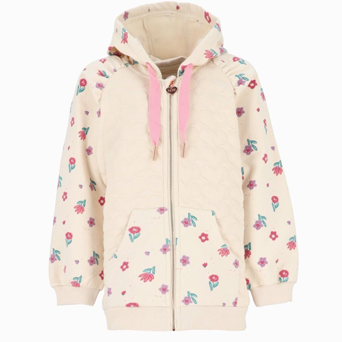 4KIDS - Polerón niña con flores beige 4 Kids