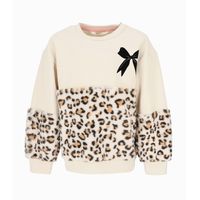 Polerón niña con flores blanco 4 Kids