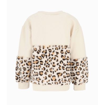 Imagen 2 del producto Polerón niña con flores blanco 4 Kids