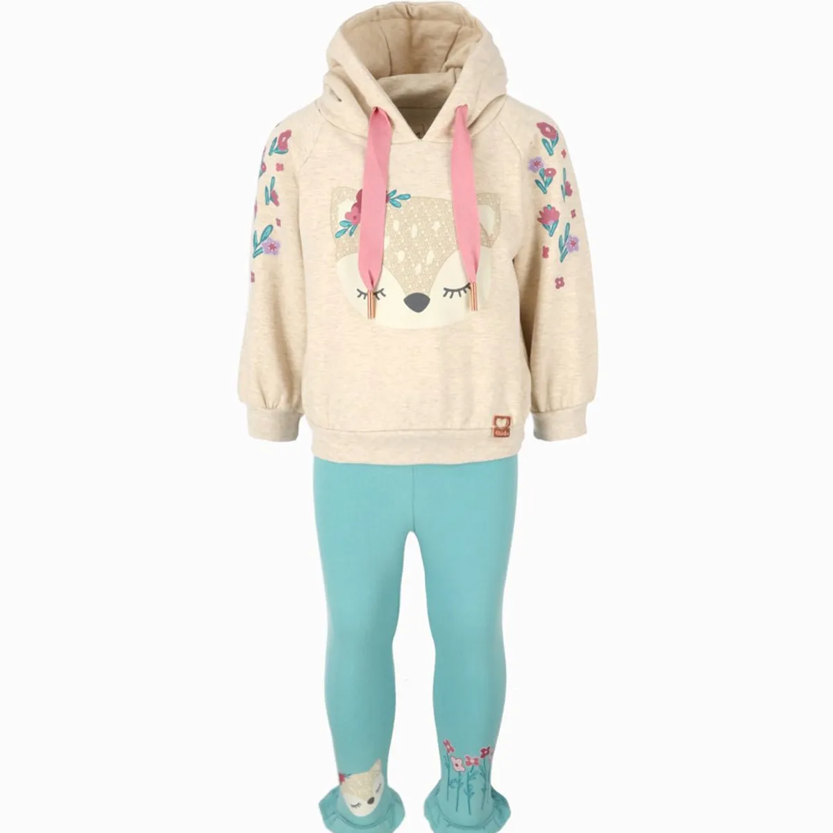 4KIDS - Conjunto bebés con diseño beige 4 Kids