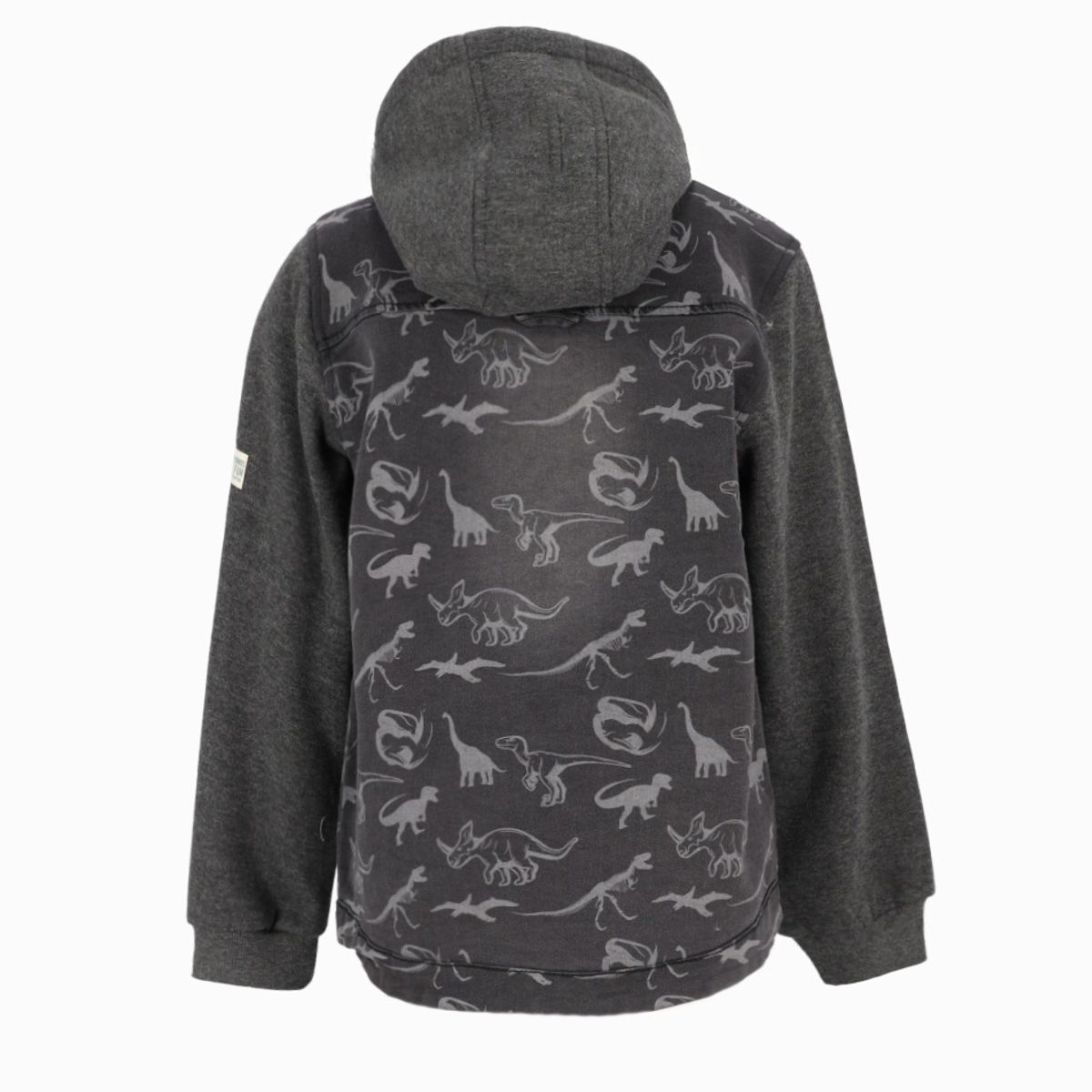 BLACK AND BLUE - Camisa niño con dinosaurios denim gris Black and Blue