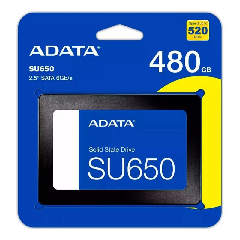 ADATA - SSD ADATA Ultimate SU650 de 480GB 25 SATA 3D NAND