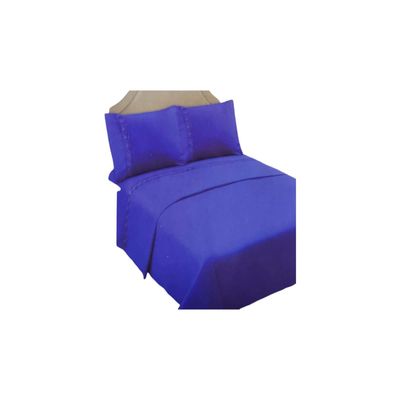 Imagen 2 del producto JUEGO DE SABANAS KING AZUL 144 HILOS