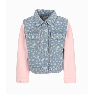 Imagen 2 del producto Chaqueta niña floreada celeste 4 Kids