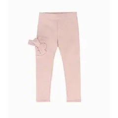 LIMONADA - Calza niña con oso beige