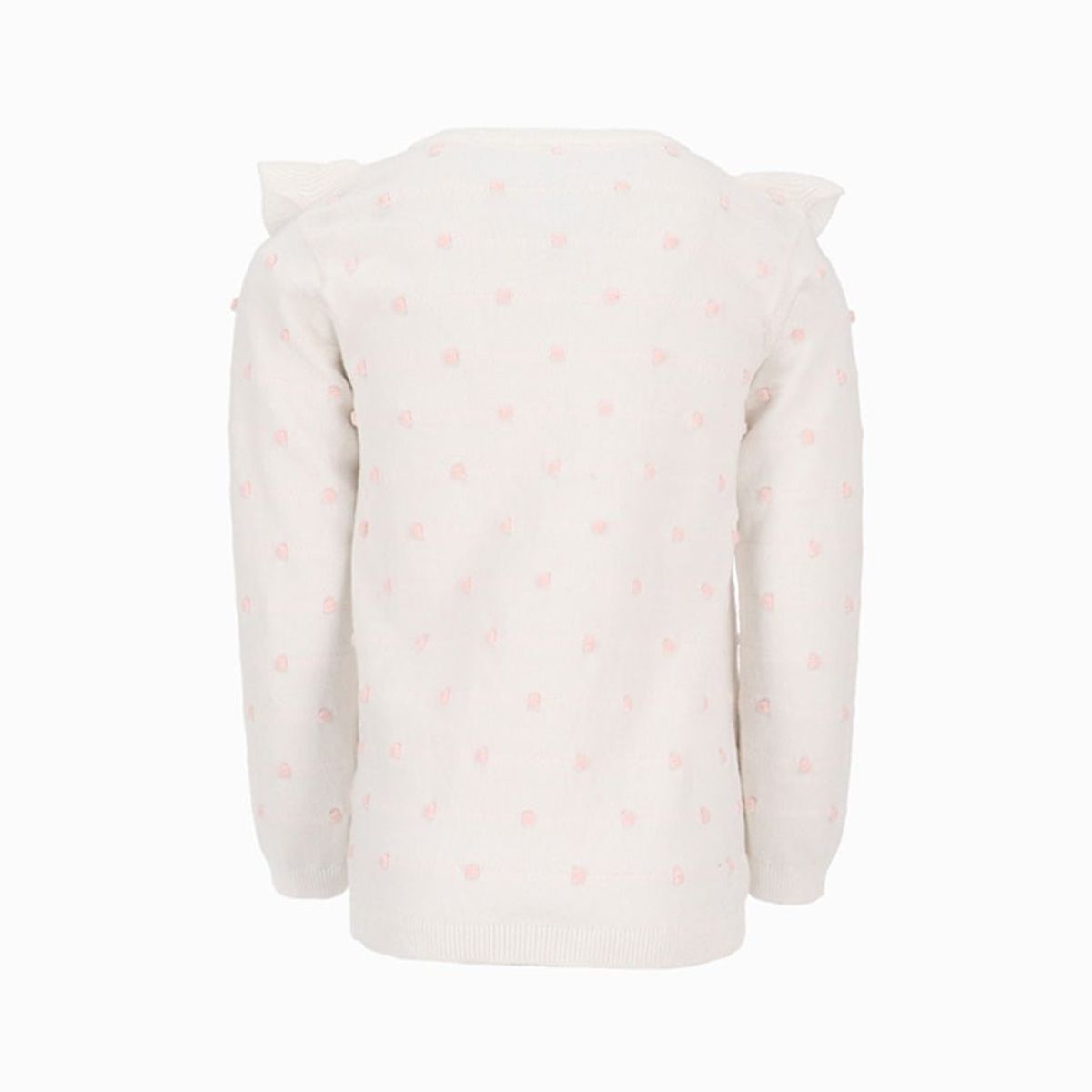 LIMONADA - Chaleco niña con vuelos blanco Limonada