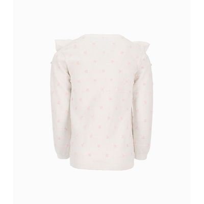 Imagen 2 del producto Chaleco niña con vuelos blanco