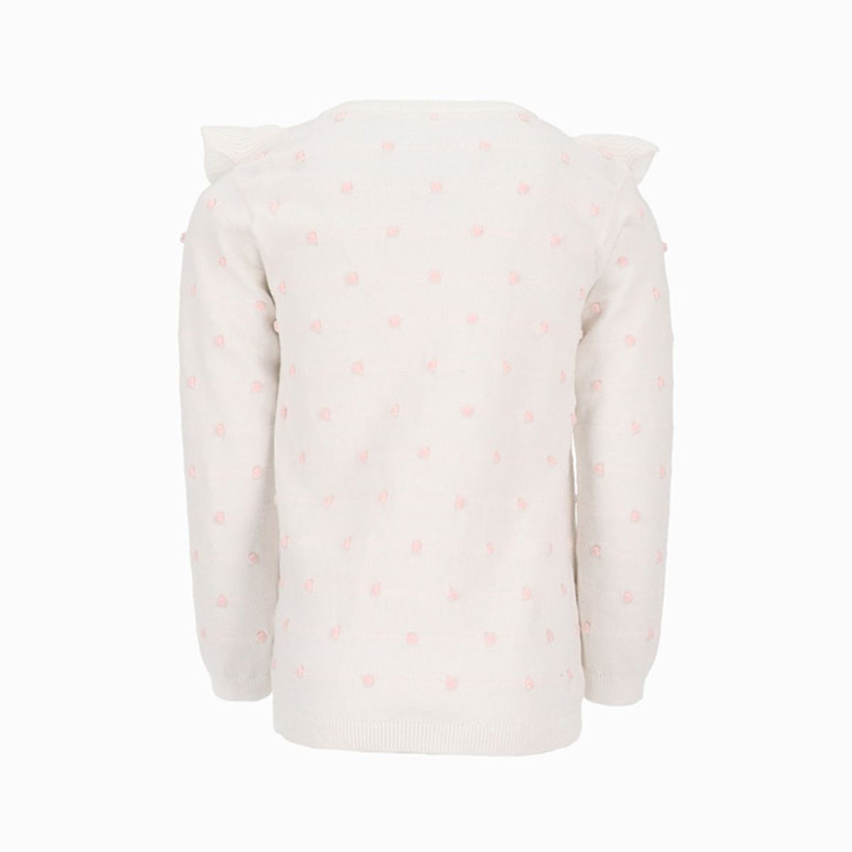 LIMONADA - Chaleco niña con vuelos blanco Limonada