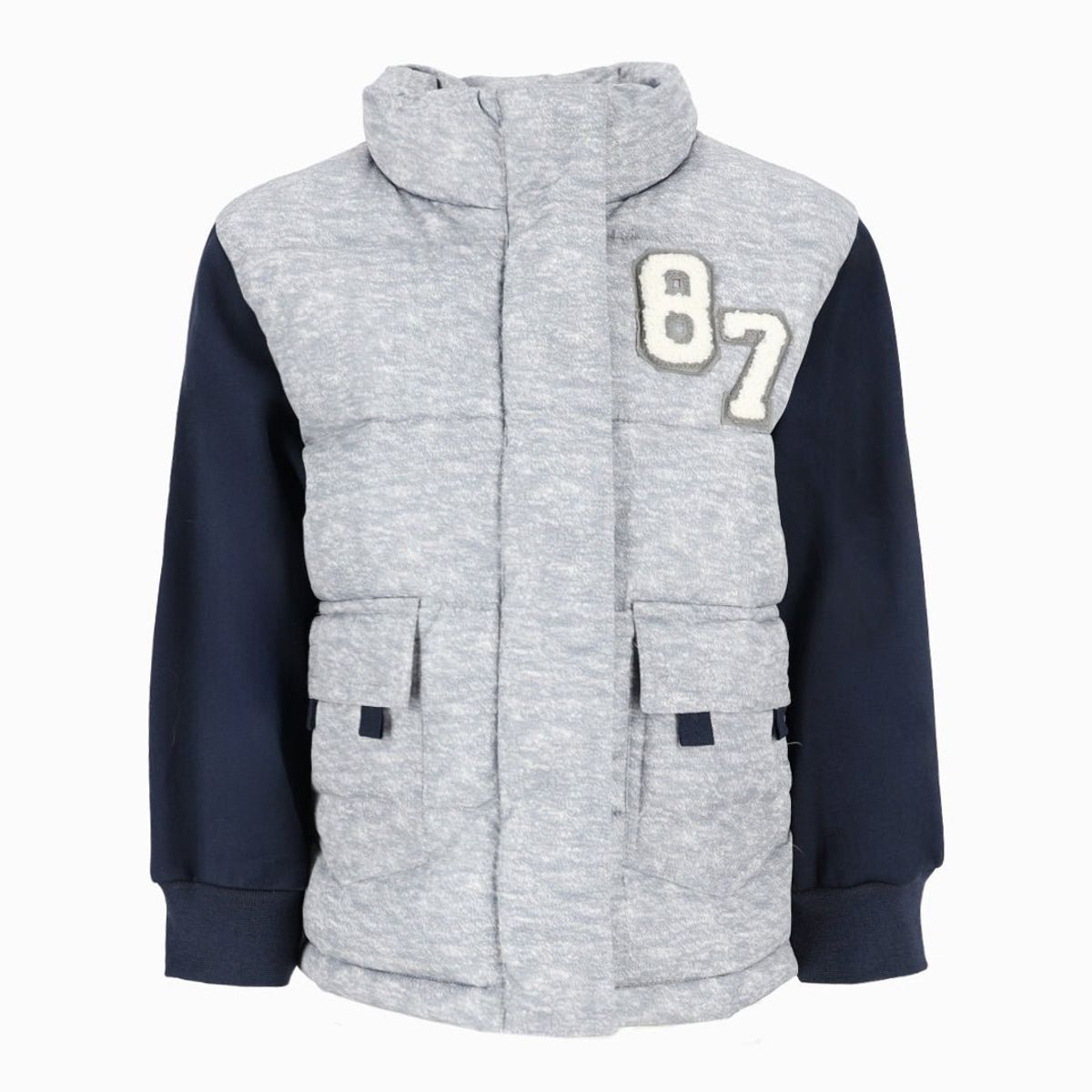 4KIDS - Chaqueta niño bicolor gris 4 Kids