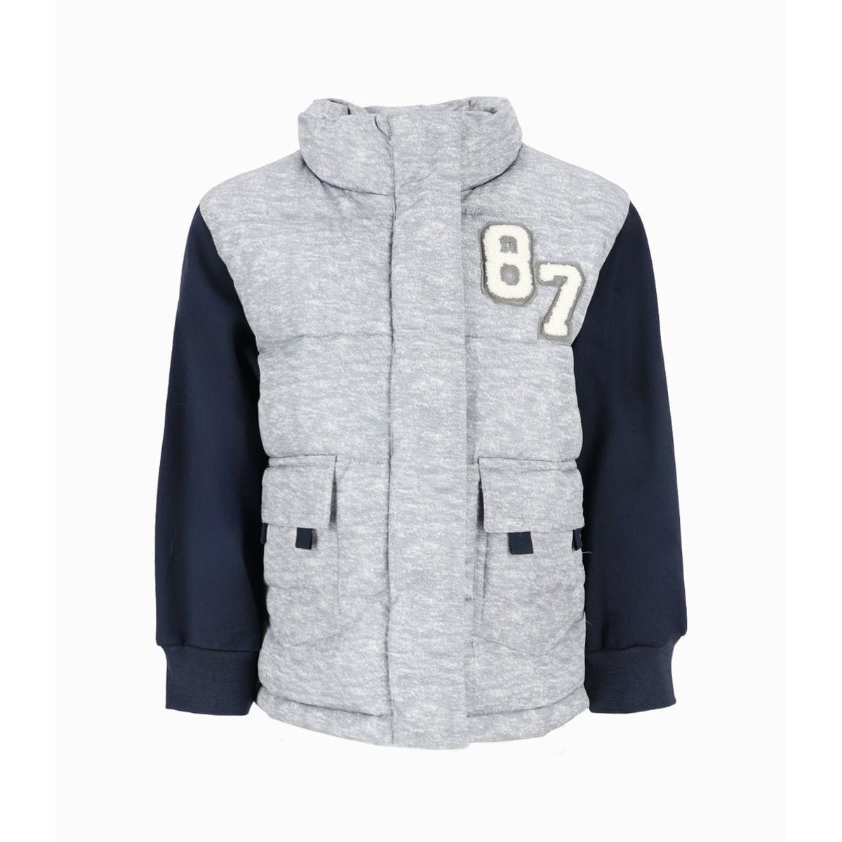4KIDS - Chaqueta niño bicolor gris 4 Kids