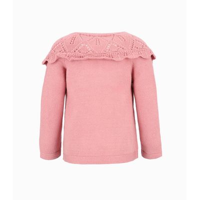 Imagen 2 del producto Chaleco bebés con vuelos palo rosa