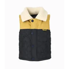 4KIDS - Chaqueta bebés sin mangas azul marino 4 Kids