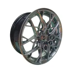 GENERICO - Juego de Llantas 15x65 4x100 Et38 hyper black 511