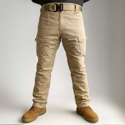 Imagen 2 del producto Pantalón Táctico Outdoor CAQUI - Tela Ripstop