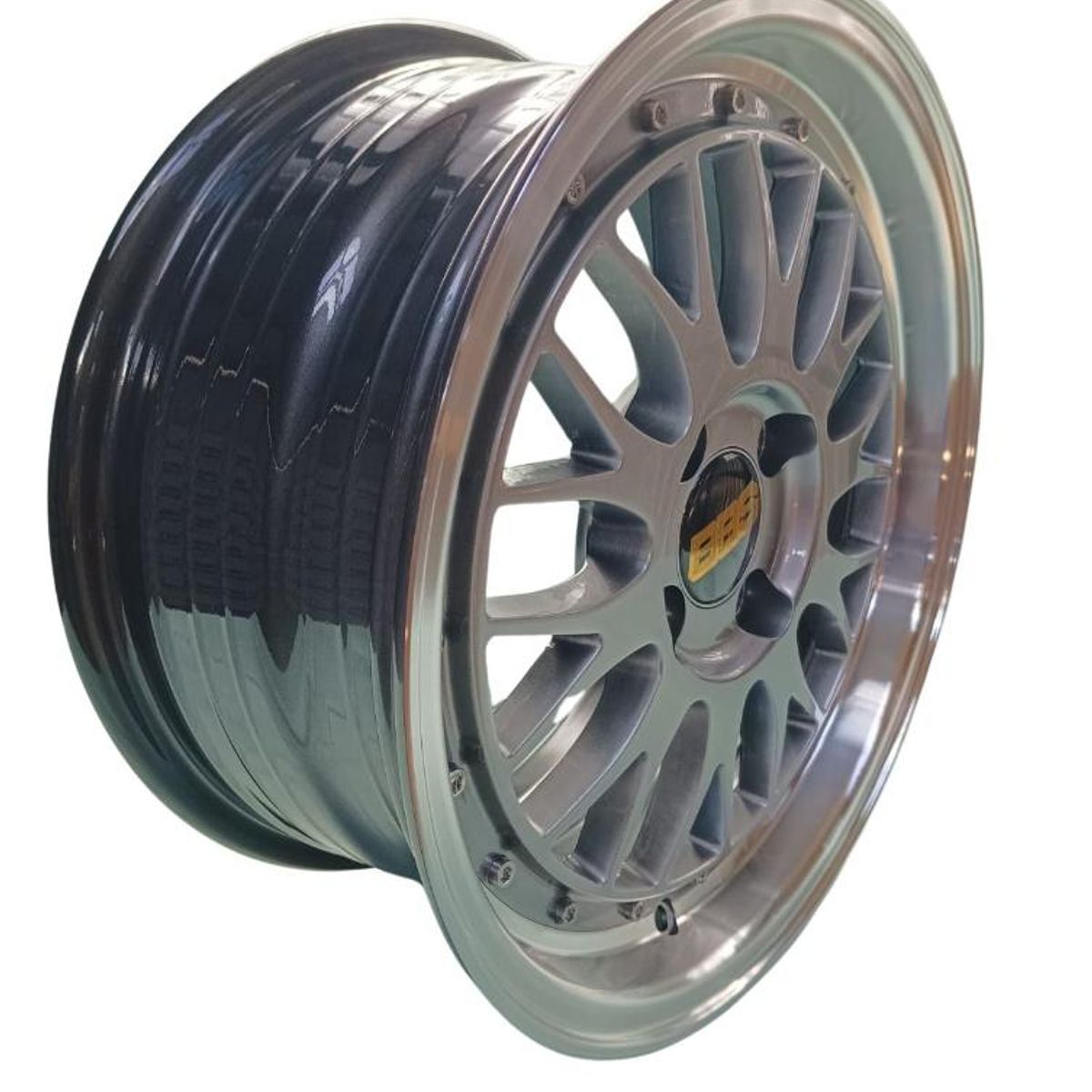 GENERICO - Juego de Llantas 15x6.5 4x100 Et38 hyper BM lip 506