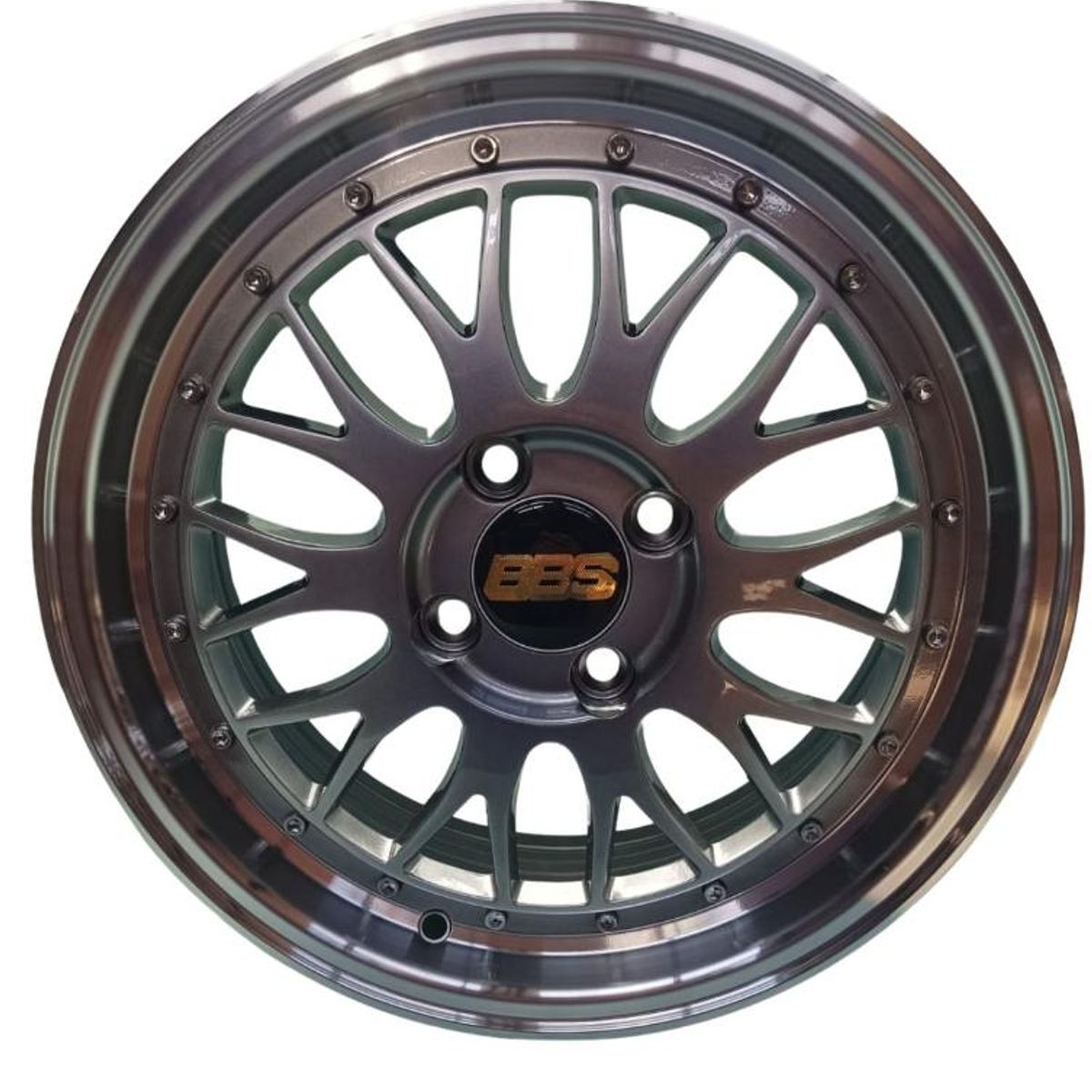 GENERICO - Juego de Llantas 15x6.5 4x100 Et38 hyper BM lip 506