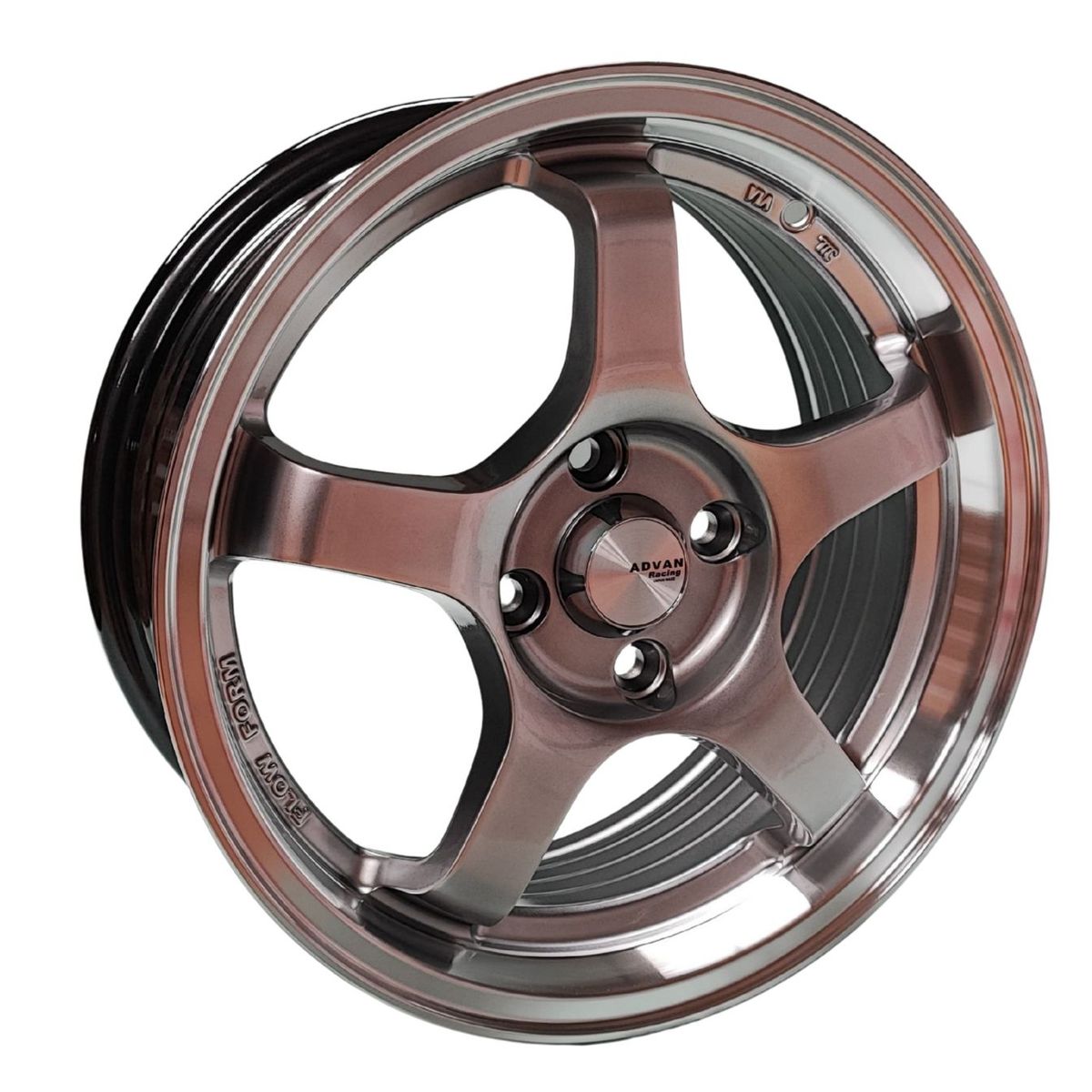 GENERICO - Juego de Llantas 15x6.5 4x100 Et38 hyper BM lip 512