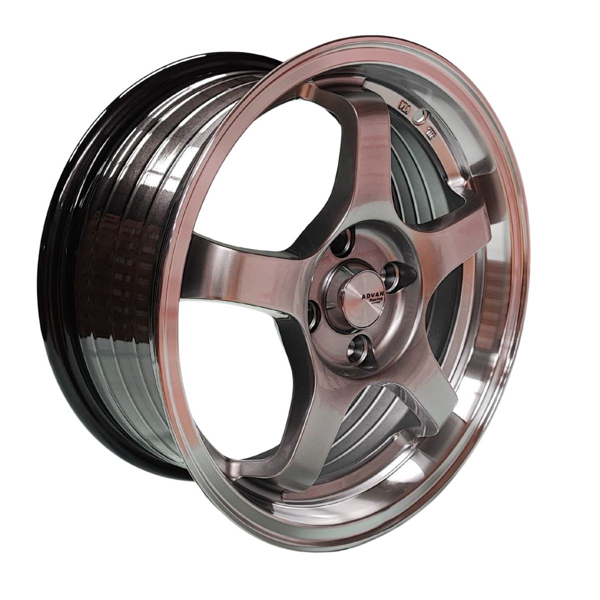 GENERICO - Juego de Llantas 15x6.5 4x100 Et38 hyper BM lip 512