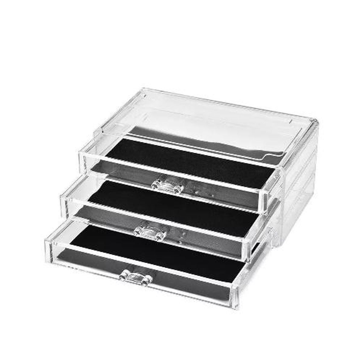 Organizador acrílico para maquillaje y cosmetiquero color transparente, marca GENERICO - Foto Principal