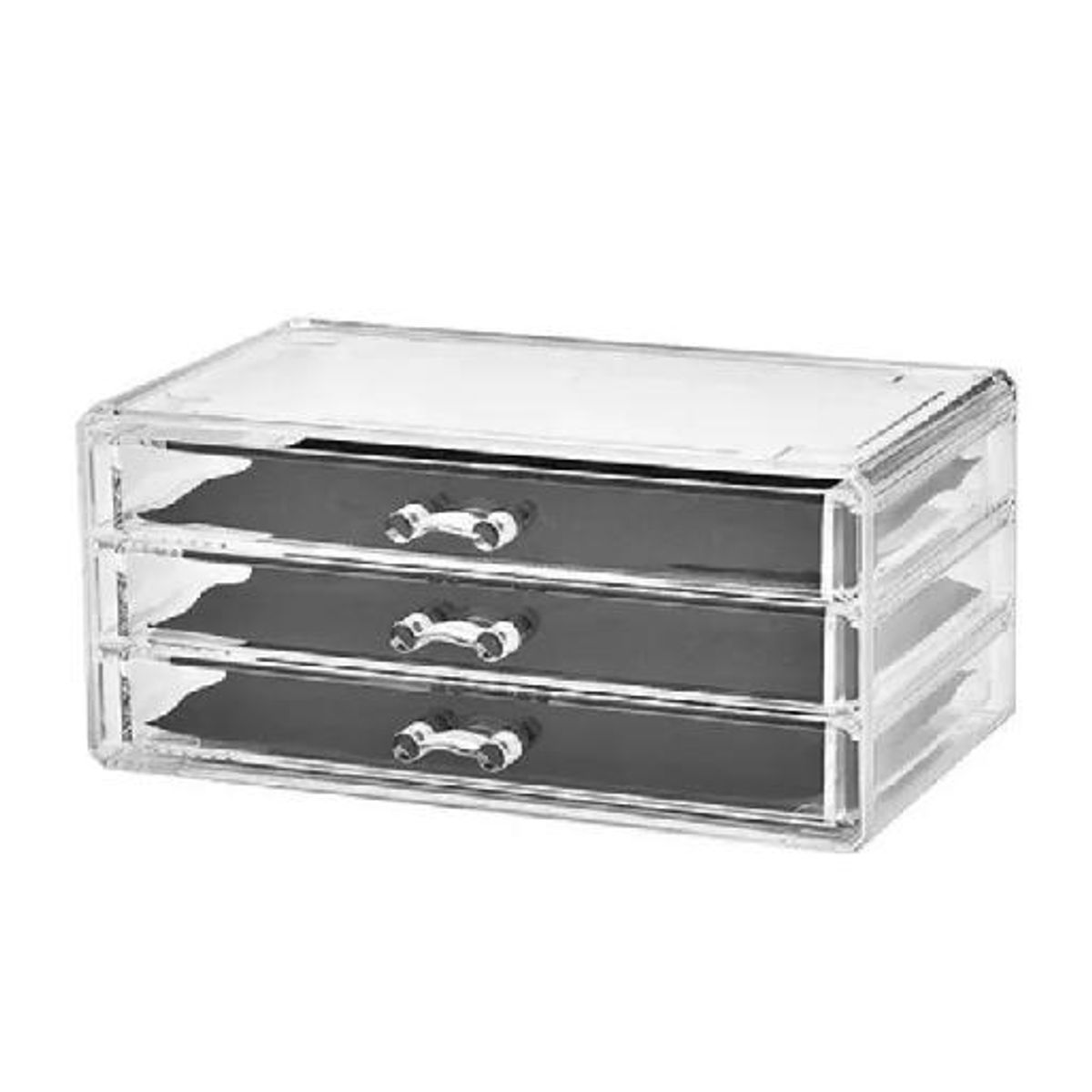 Organizador acrílico para maquillaje y cosmetiquero color transparente, marca GENERICO - Foto 2