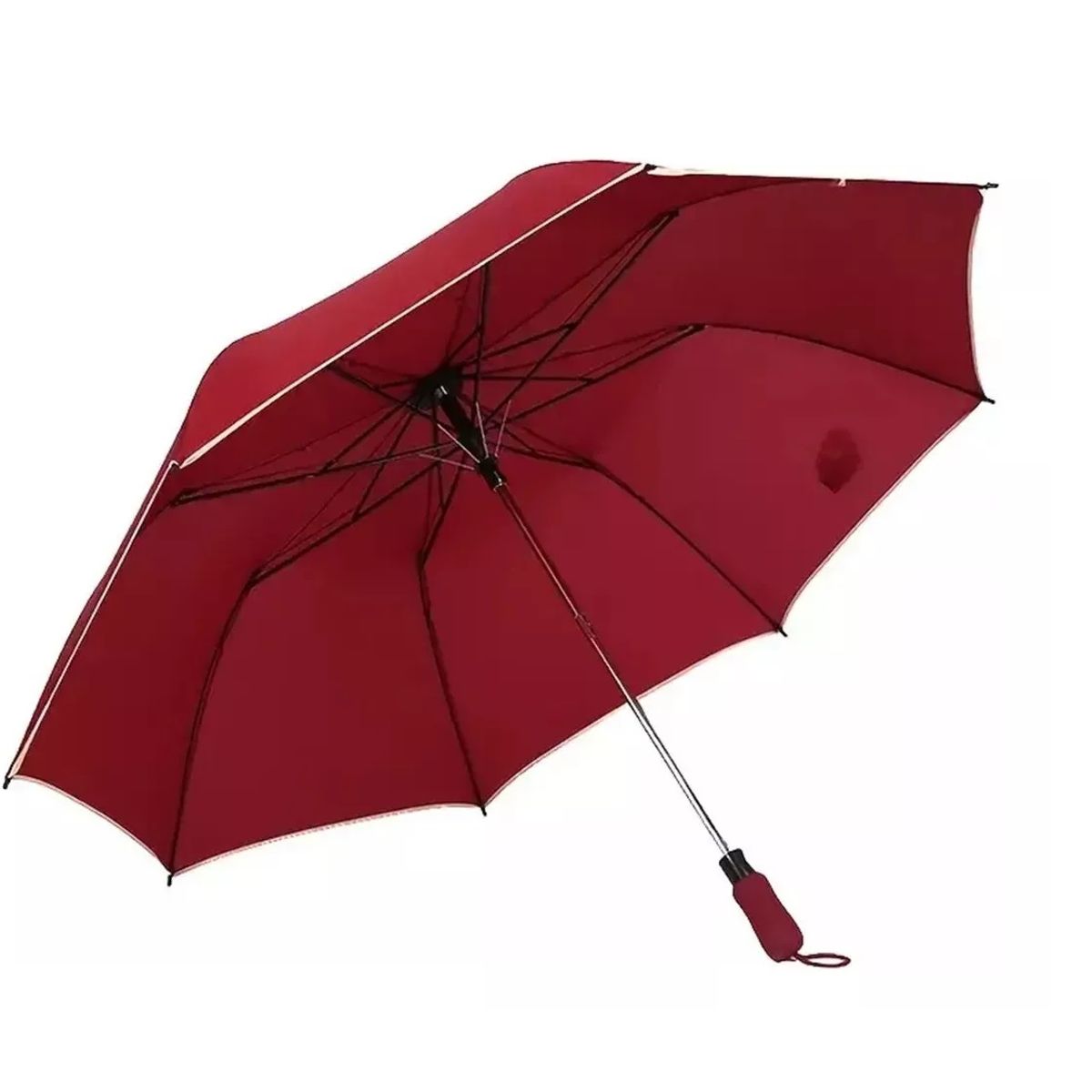 GENERICO - Paraguas Sombrilla Portatil Retractil 120cm + Funda Bordo