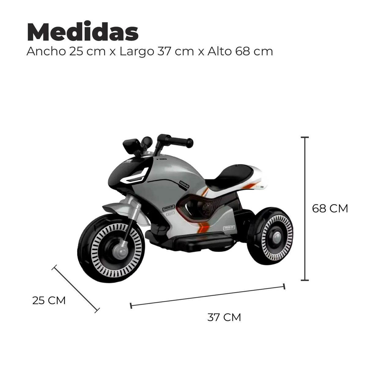 ALPHA - Moto Electrica Niño a Bateria Nitro Italy CF