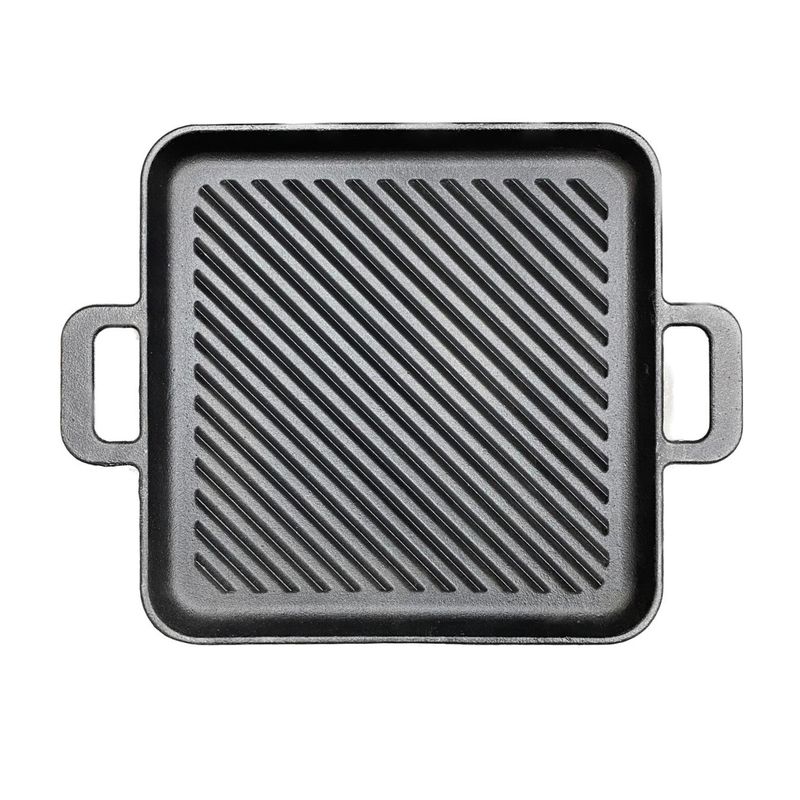 GENERICO - Plancha de Hierro Fundido 26,7 cm base lisa